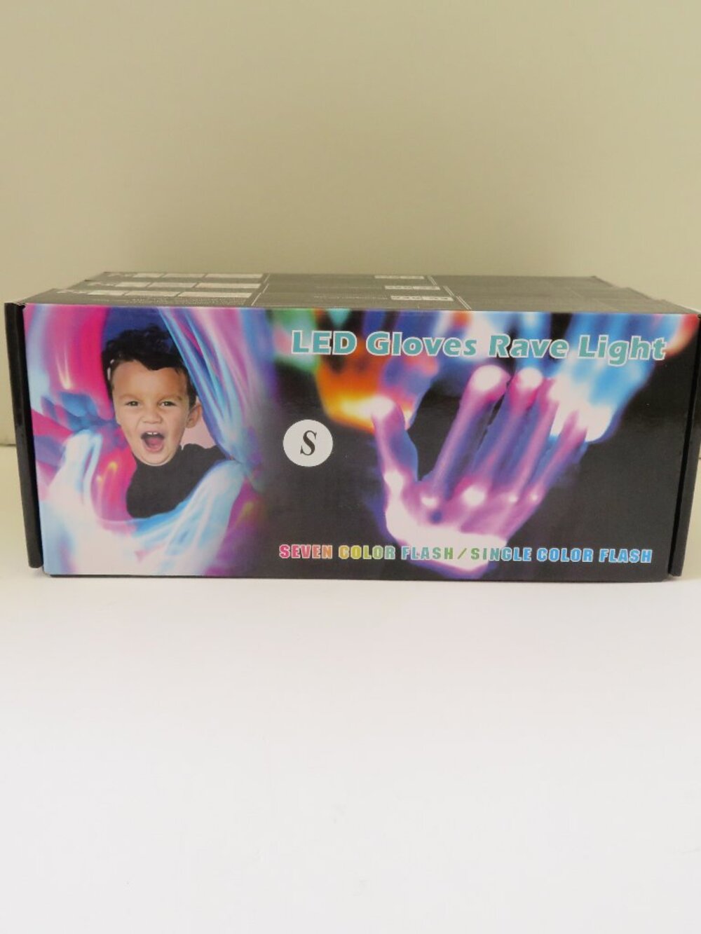 LED Rave Light Gloves size S Lot Of (3) BRAND NEW ONLY OPENED FOR PICTURES